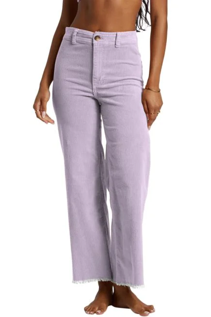 Billabong Free Fall Wide Leg Cord Pant Soft Sweatpants Style