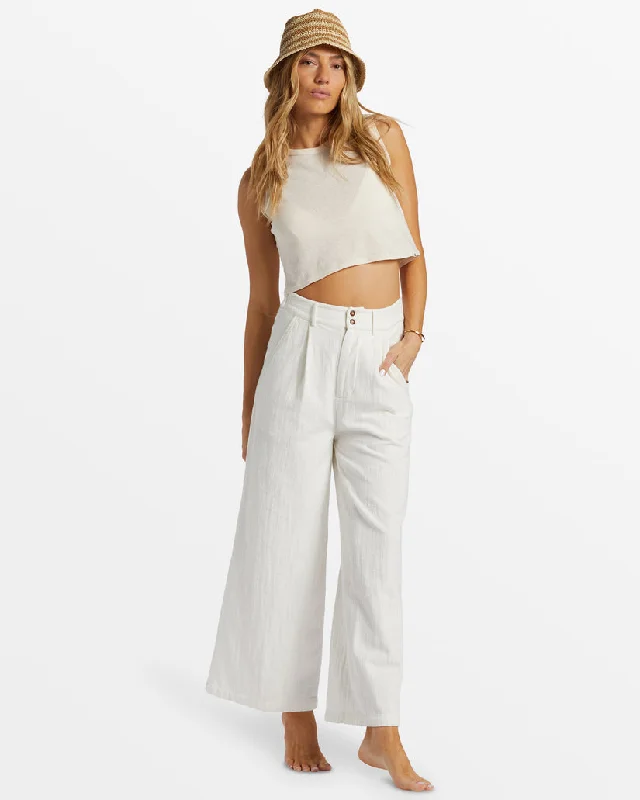 Billabong Tailor Made Wide Leg Pants Fashionable Tapered Leg Pants