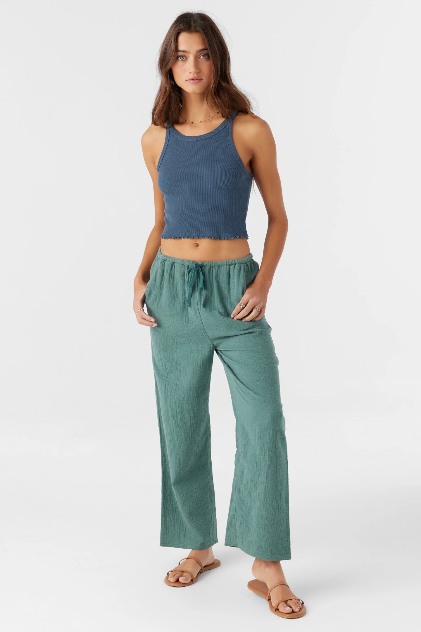Oneill BRENDA PANTS - SILVER PINE Casual Track Pants