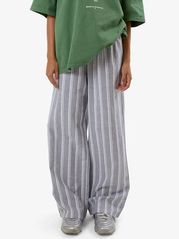 THRILLS Bex Drawstring Pant - EVERGREEN Comfortable Pleated Pants