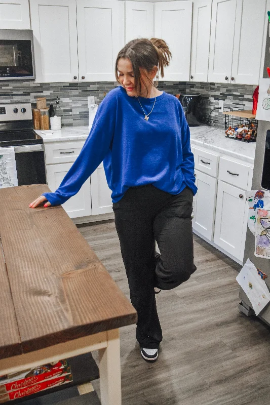 Signature Staple Black Yoga Pants Soft Sweatpants Style