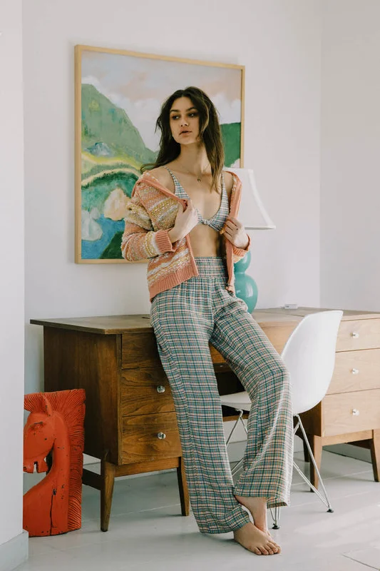 O'Neill Johnny Plaid Beach Pants Casual Lounge Pants