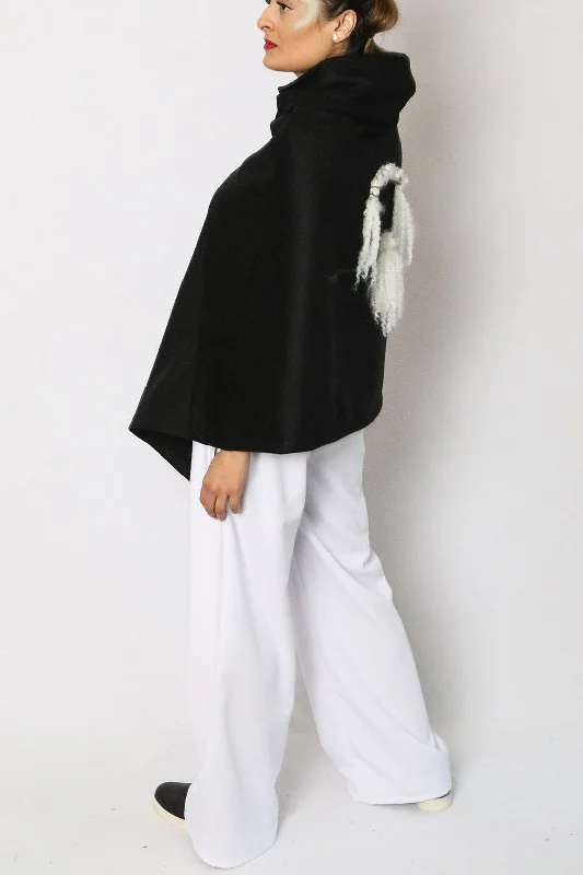 Isis Palazzo Wide Leg Linen Pant in White Modern Stretch Trousers