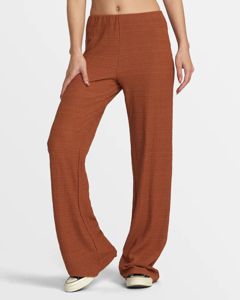 RVCA Honey Pant II - MOCHA BISQUE Fashionable Button-Up Pants