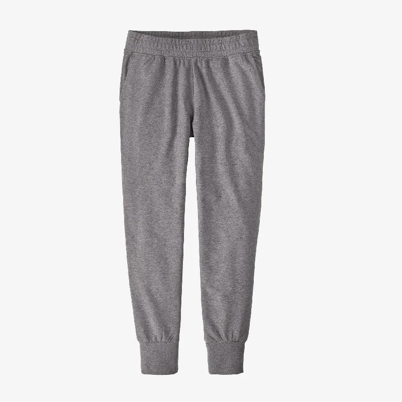 Patagonia Women's Ahnya Fleece Pants - Saltgrey Soft Stretch Trousers