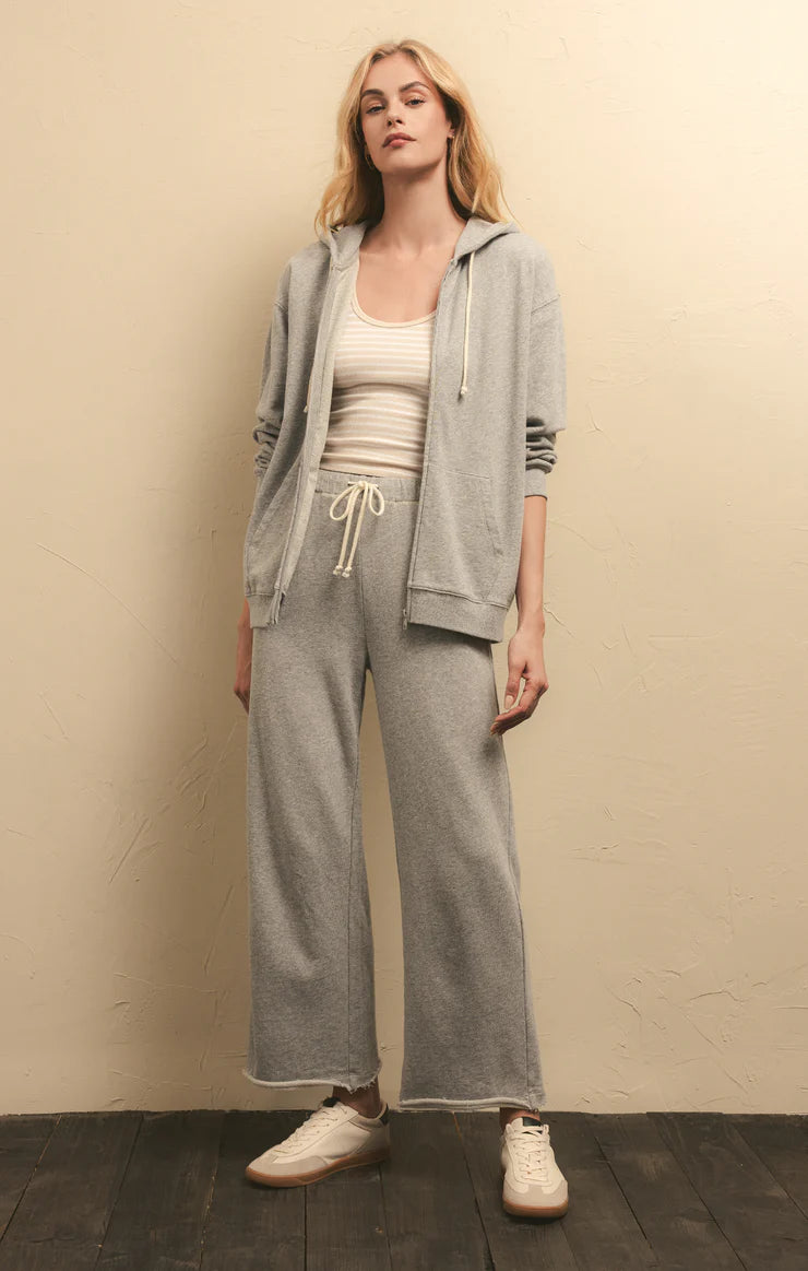 Z-Supply Huntington French Terry Pant - CLASSIC HEATHER GREY Comfortable Fleece Pants