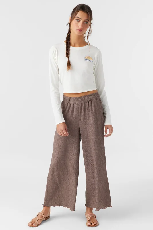 ONeill BRIDGETTE LOUNGE PANTS - DEEP TAUPE Classic Chino Pants