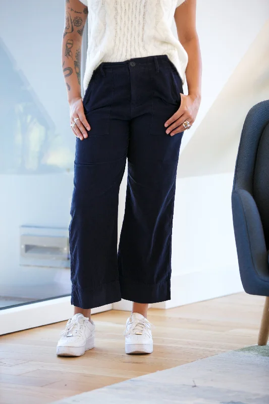 Velvet by Graham & Spencer Vera Corduroy Wide Leg Pant Soft Stretch Trousers