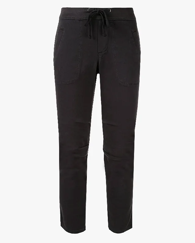 Soft Drape Utility Pant Cozy Fitted Pants