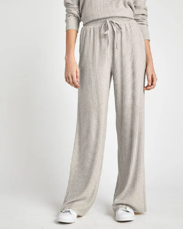 Splendid London Rib Wide Leg Pant High-Waist Trousers