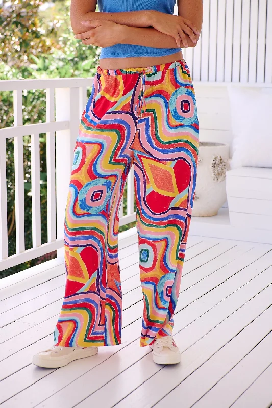 Bergamo Print Cici Pant Casual Yoga Pants