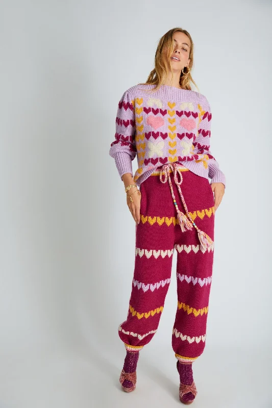 Chabela Pant Warm Heart Classic Straight-Leg Pants