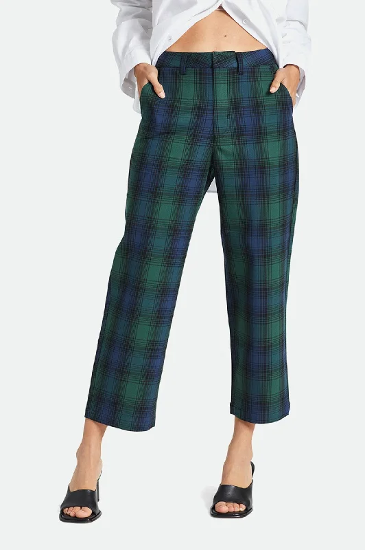 Niles Pant - Pine Needle Classic Pleated Pants