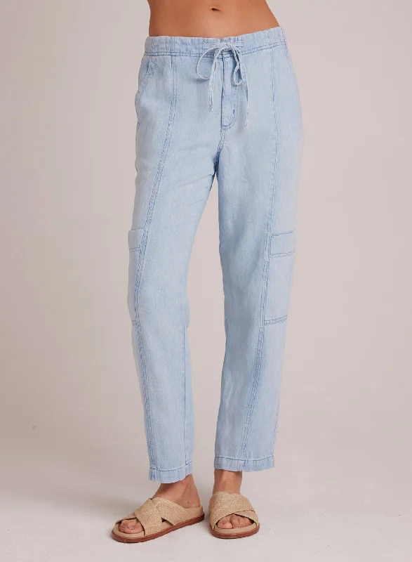 Bella Dahl Waverly Seamed Drawstring Pant Chic Capri Pants