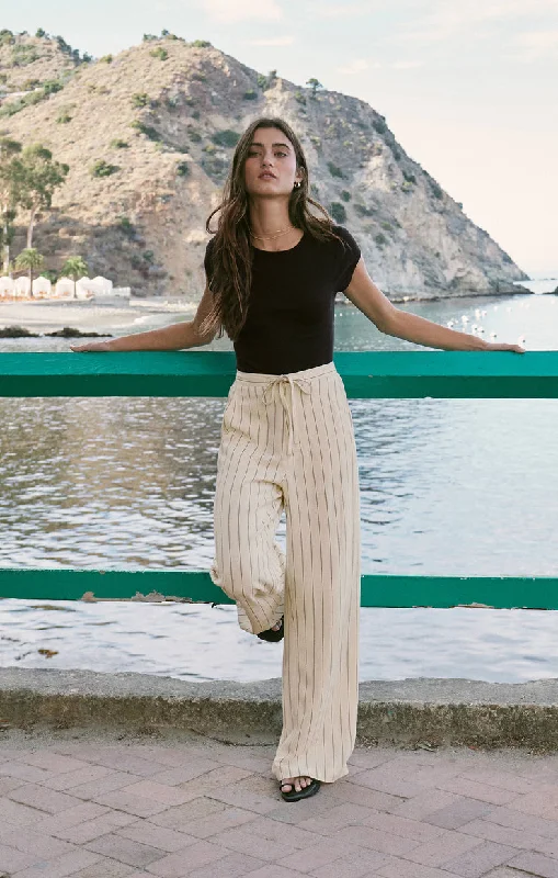 Z Supply Cortez Pinstripe Pant Trendy Printed Leggings