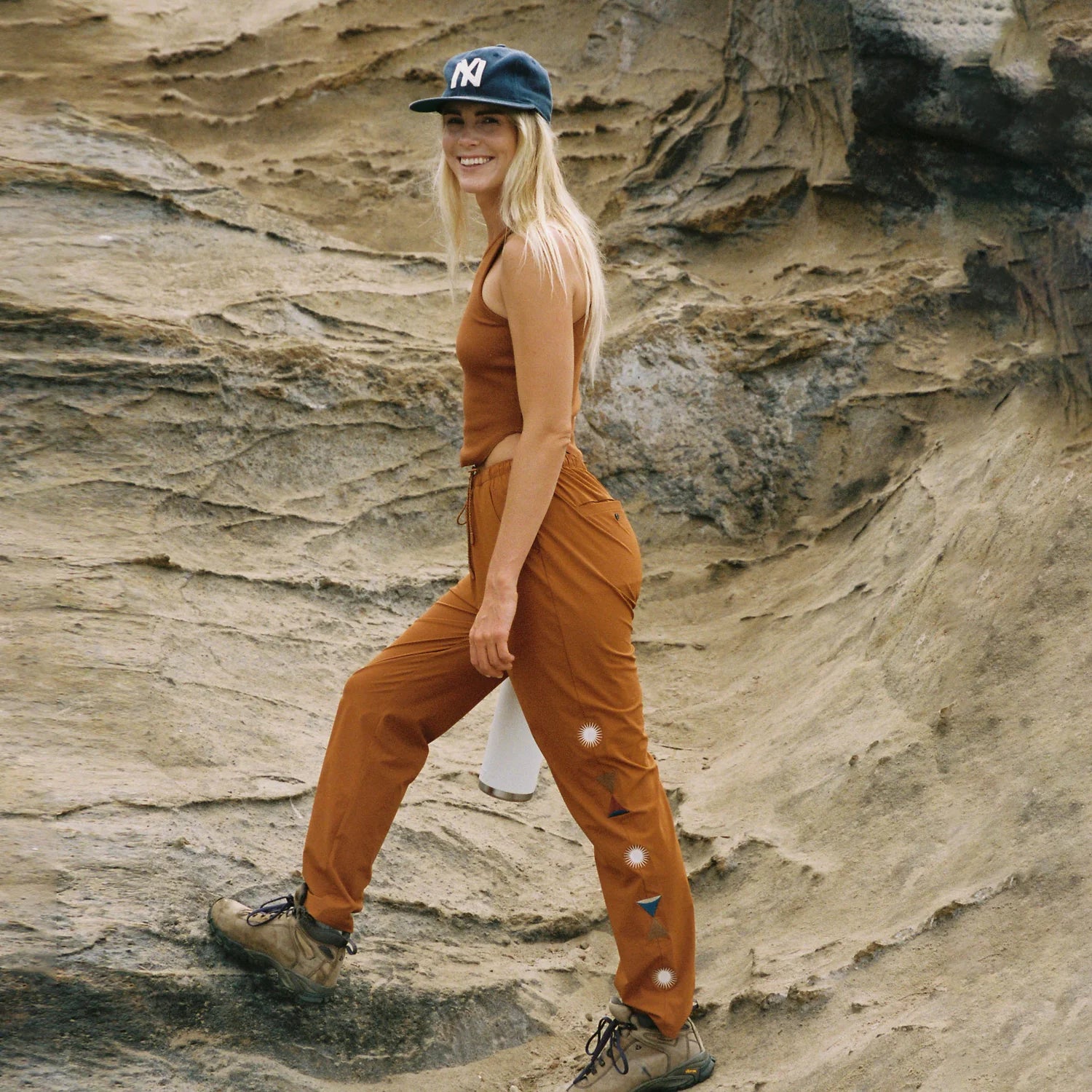 Roark Trail Pants  - HEART STUDIO TOBACCO Lightweight Linen Pants