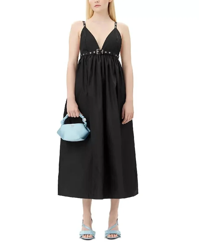 Duchesse Nylon Strap Dress