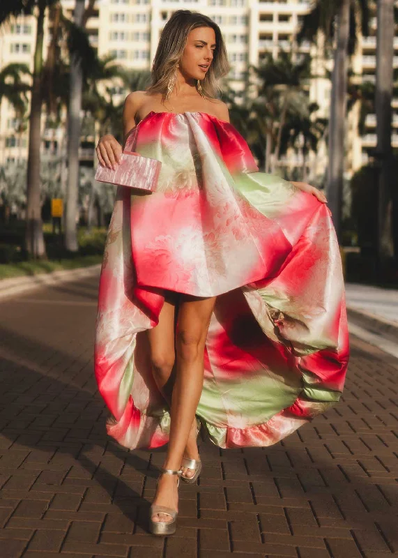 The Dixie High-Low Bubble Hem Dress