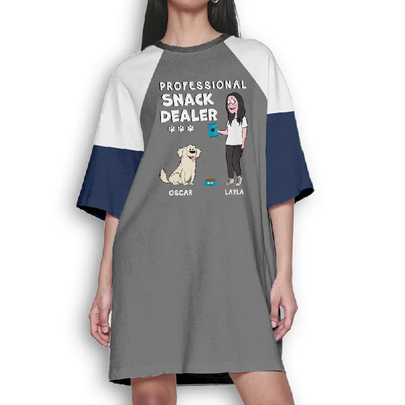 Professional Snack Dealer - Personalized Custom 3/4 Sleeve Dress