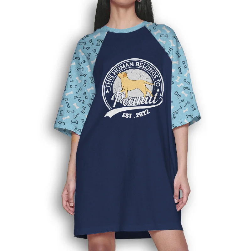 Human Belongs Seamless - Personalized Custom 3/4 Sleeve Dress