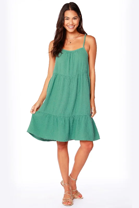 Cami Tiered Dress - Vine