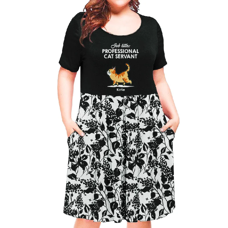 Professional Cat Servant - Personalized Custom Casual Dress