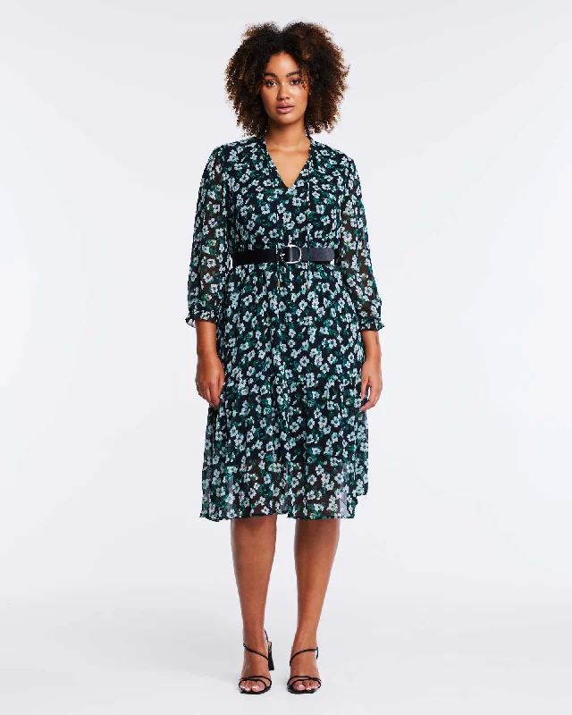 Evergreen Garden Dress | Print