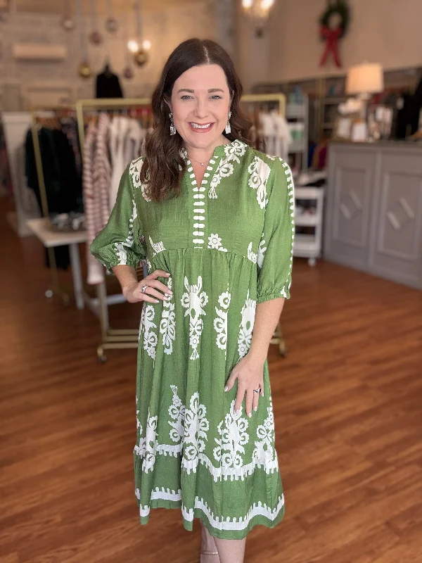 All The Same Dress in Green