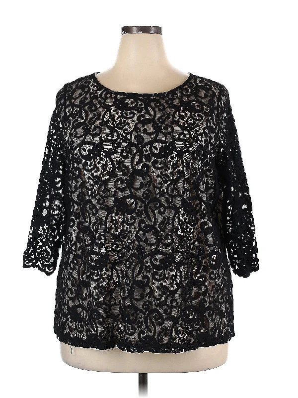 3/4 Sleeve Blouse Modern Oversized Blouse