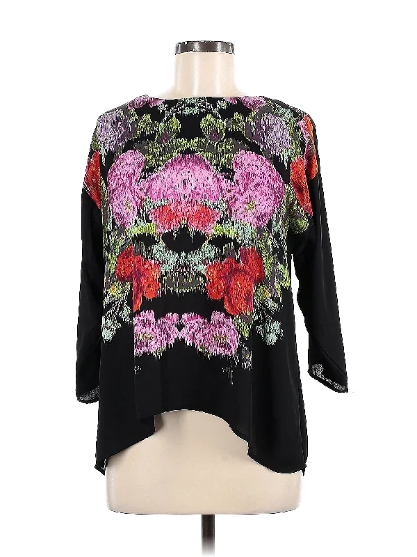 3/4 Sleeve Blouse Elegant Silk Blouse