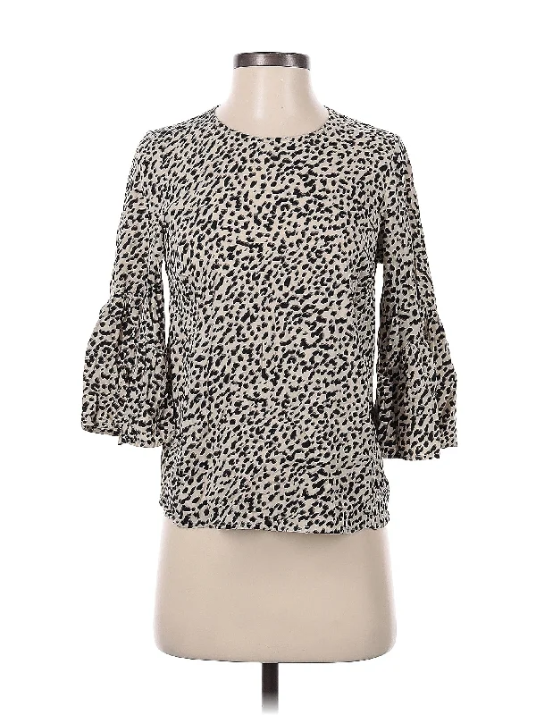 3/4 Sleeve Blouse Feminine Pastel Blouse