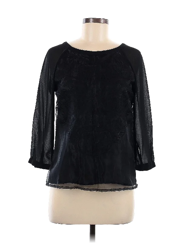3/4 Sleeve Blouse Casual Stripe Blouse