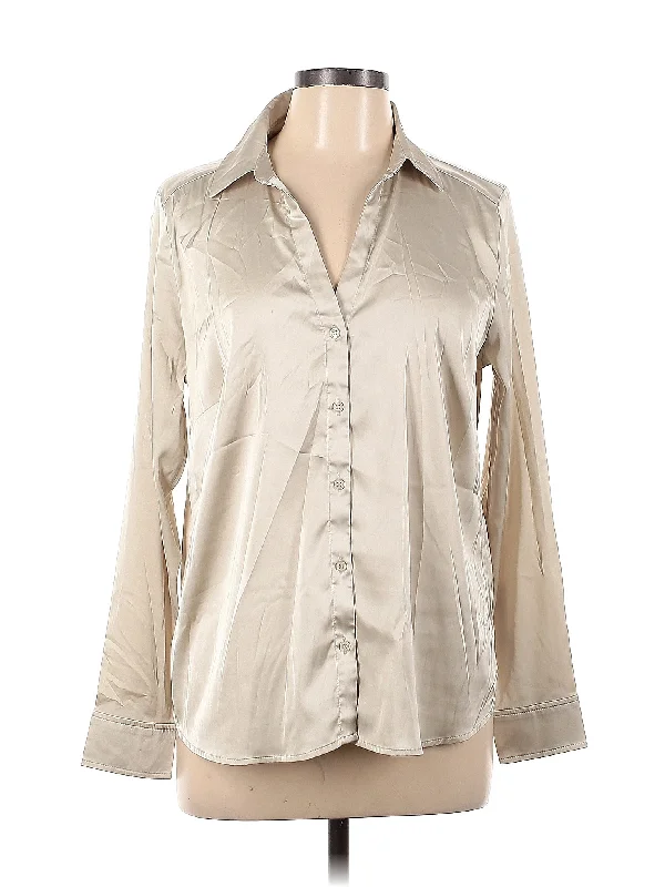 3/4 Sleeve Blouse Frilled Cuff Blouse