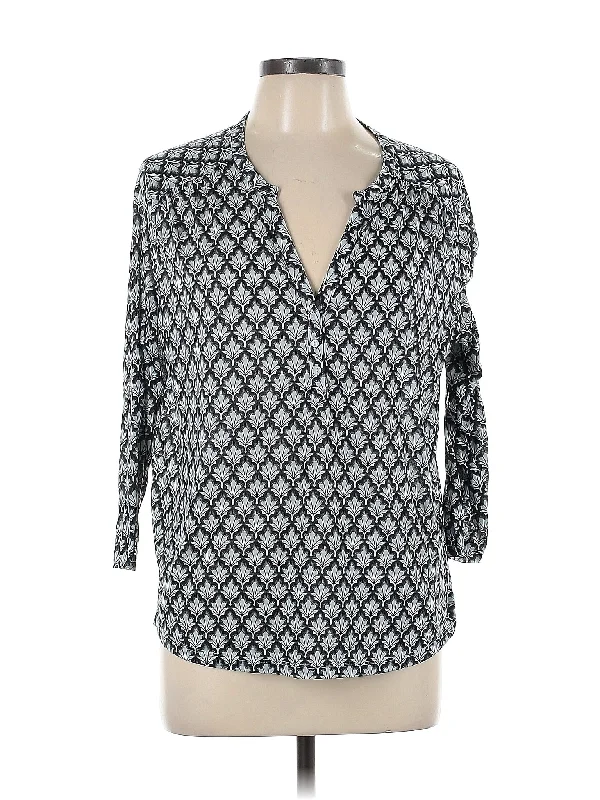 3/4 Sleeve Blouse Short Sleeve Blouse