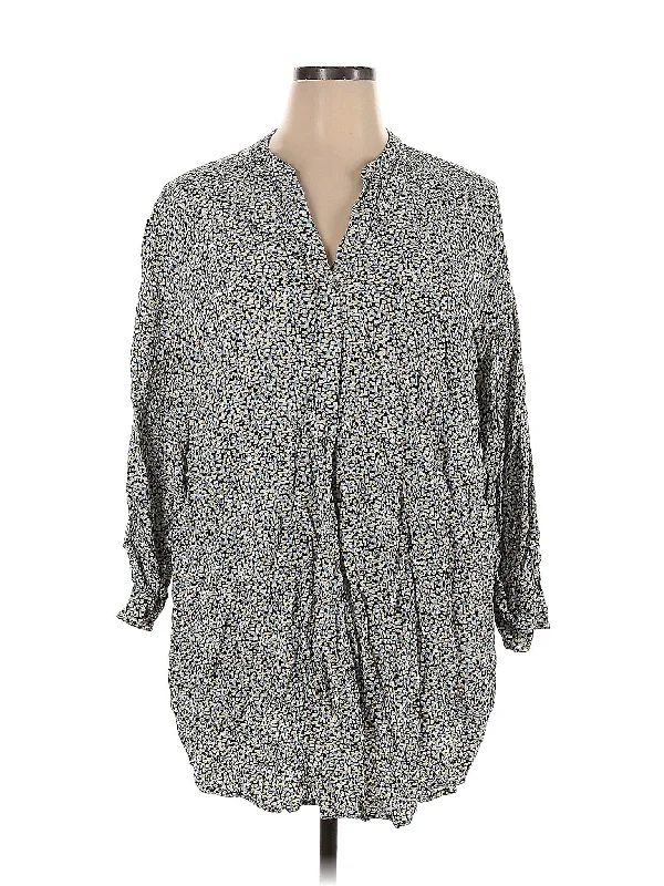 3/4 Sleeve Blouse Delicate Bow Blouse