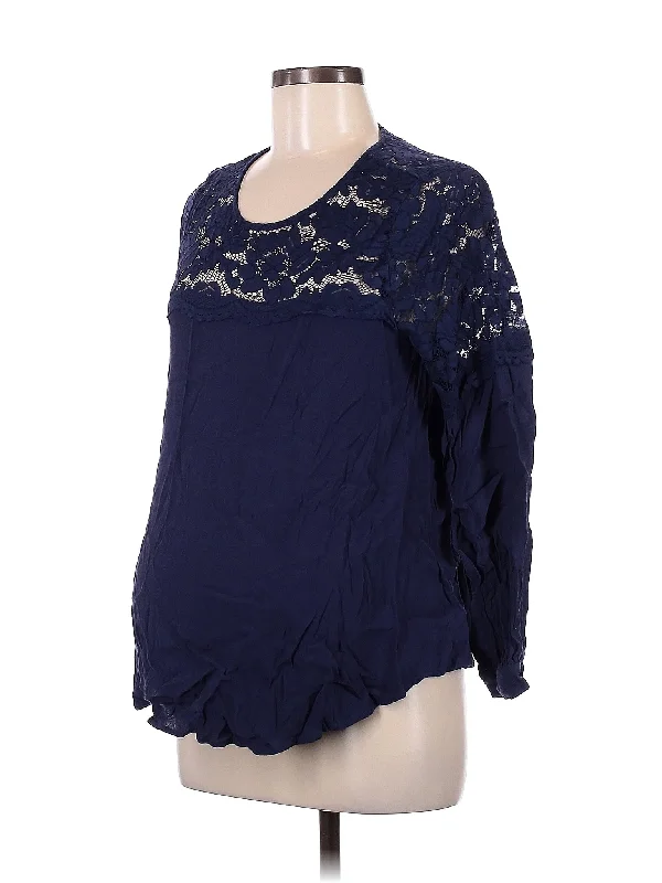 3/4 Sleeve Blouse Side Tie Blouse