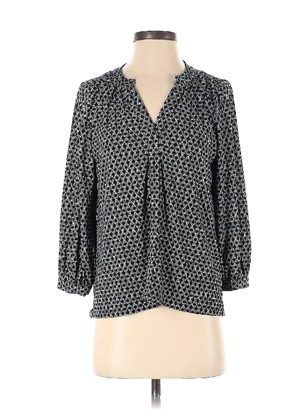 3/4 Sleeve Blouse Stylish Wrap Blouse
