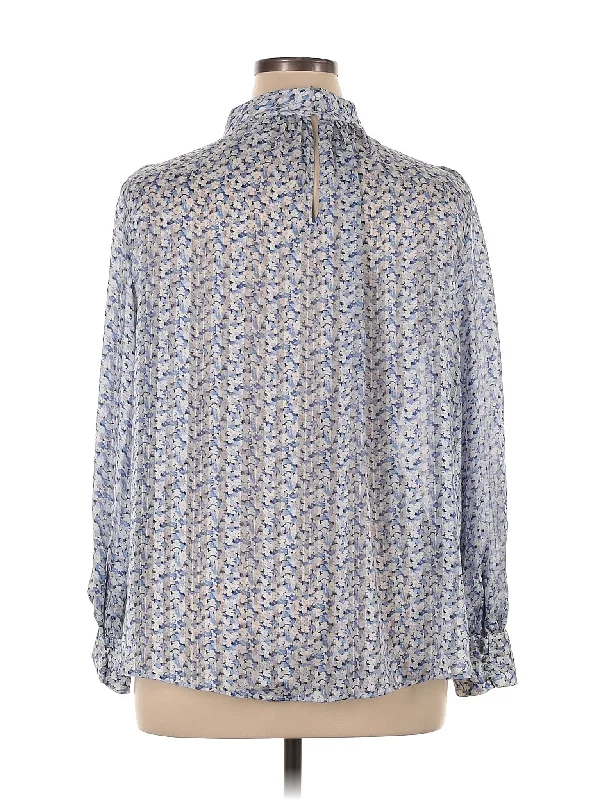 3/4 Sleeve Blouse Pleated Collar Blouse