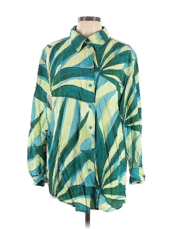 Long Sleeve Blouse Feminine Satin Blouse