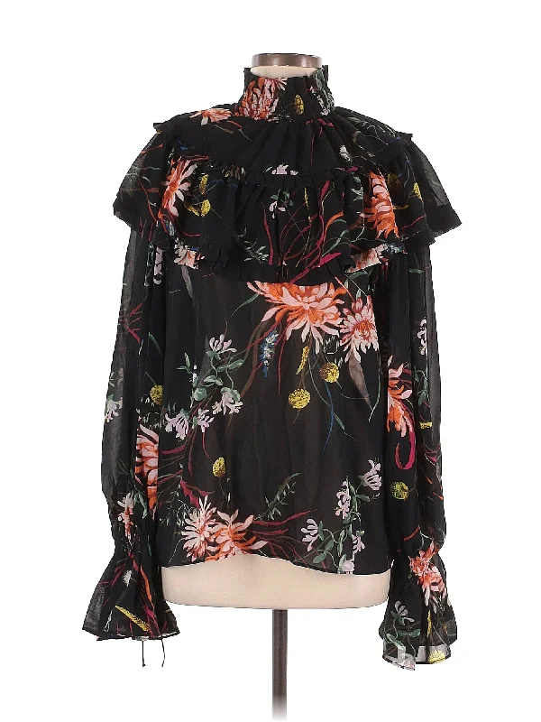 Long Sleeve Blouse Flowy Bohemian Blouse