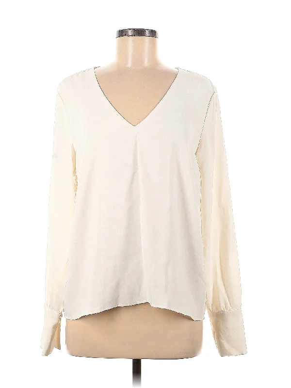 Long Sleeve Blouse Relaxed Fit Blouse