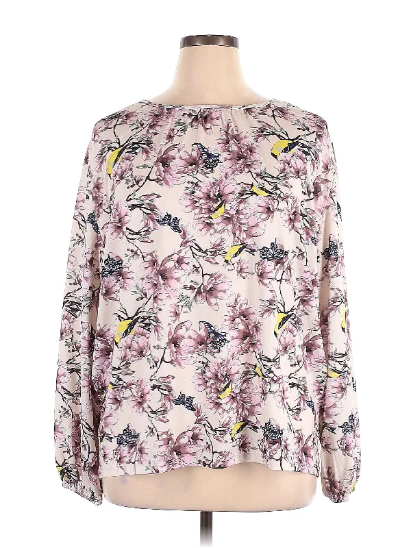 Long Sleeve Blouse Lightweight Tunic Blouse