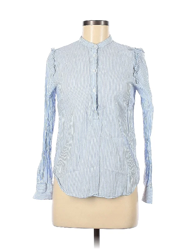Long Sleeve Blouse Feminine Satin Blouse