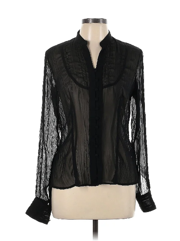 Long Sleeve Blouse Relaxed Fit Blouse