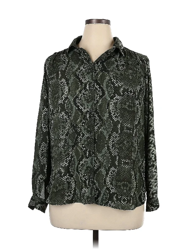 Long Sleeve Blouse Modern Oversized Blouse