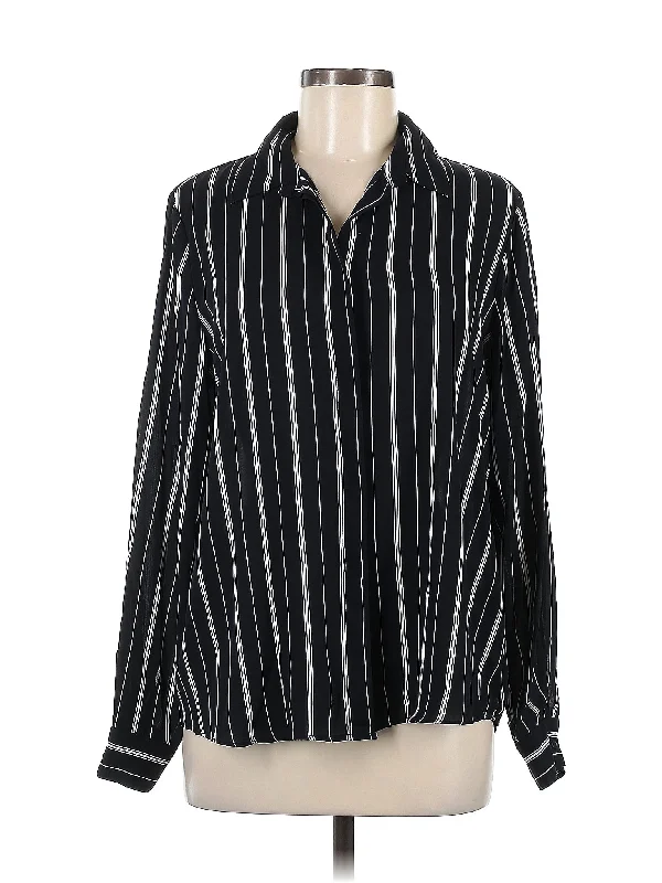 Long Sleeve Blouse Chic Wrap Blouse