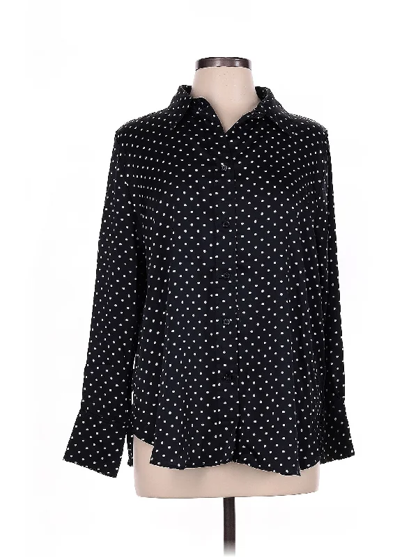 Long Sleeve Blouse Elegant Peplum Blouse