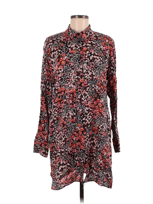 Long Sleeve Blouse Casual Button Blouse