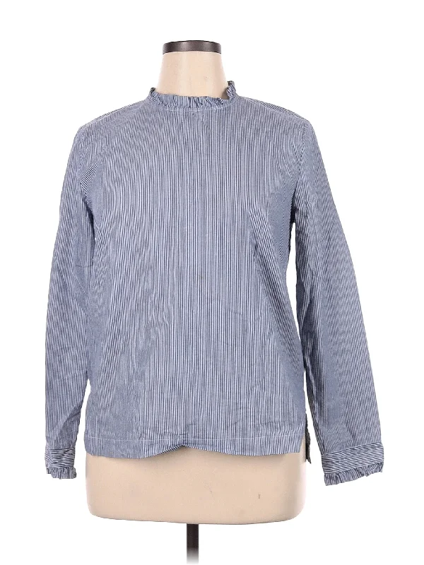 Long Sleeve Blouse Collared Satin Blouse