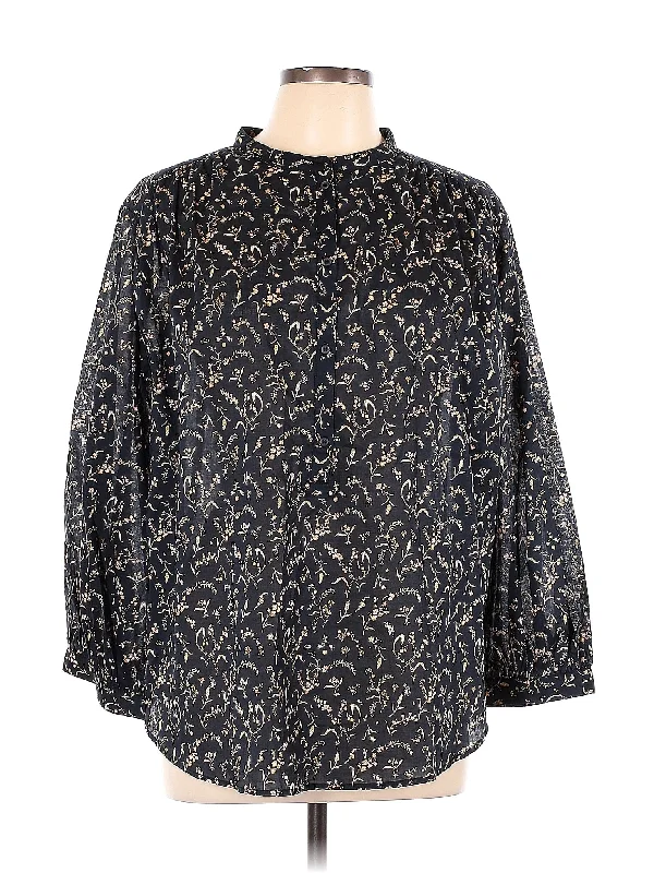 Long Sleeve Blouse Peter Pan Collar Blouse